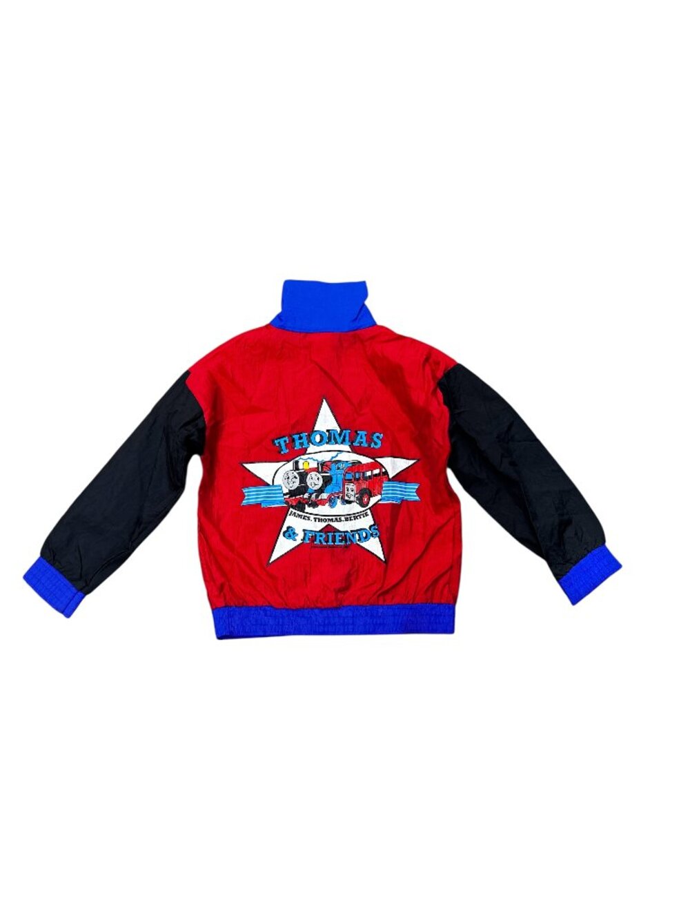 Vintage 1993 Thomas The Tank Engine Kids Jacket Size 6 Train USA Retro 90s